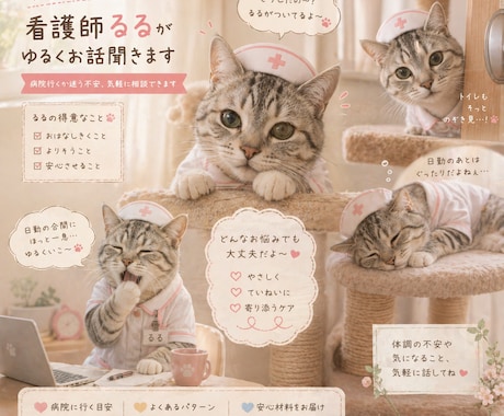 この症状大丈夫？病院行くべきか看護師が相談のります 病院行くか迷う不安、気軽に相談できます イメージ2