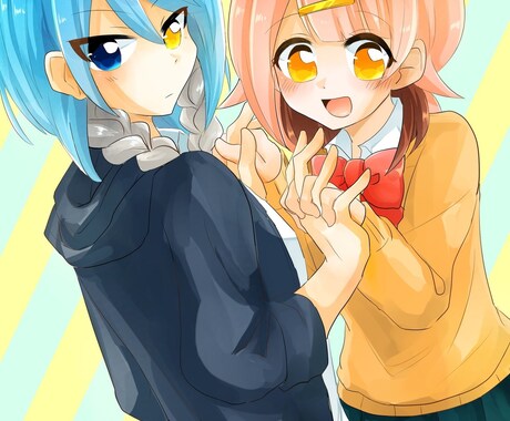 鮮やかで可愛いアイコン用イラスト描きます 幼めの絵柄でアニメ塗りが好きな方向け イメージ2