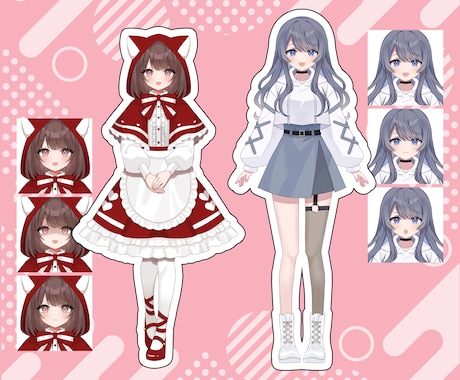 あなただけのキャラクターイラストを制作します IRIAM、キービジュアル、TRPG、ゲーム作成などに最適！ イメージ2