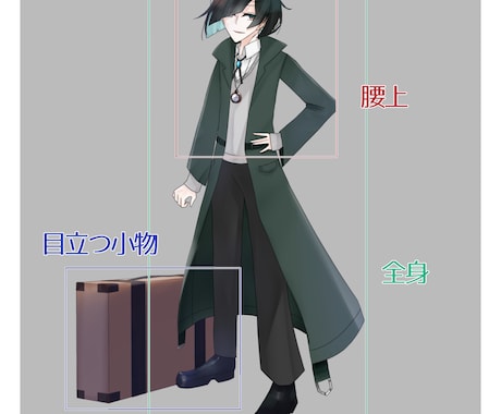 TRPG用の立ち絵お描きします TRPG用のPC、NPCの立ち絵を描きます！ イメージ2