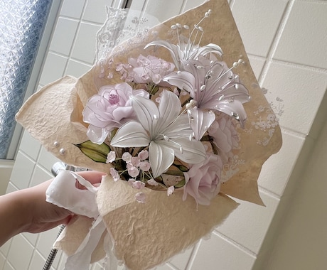枯れないお花ステンドグラスのようなお花を作ってます イメージ1