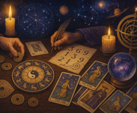 星盤＋数秘学＋干支で貴方の運命を多角的に解読します 宇宙と数の秘密、星盤＋数秘学＋干支で解決 イメージ1