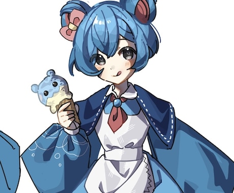アイコン、一枚絵（胸上まで）承ります イメージ1