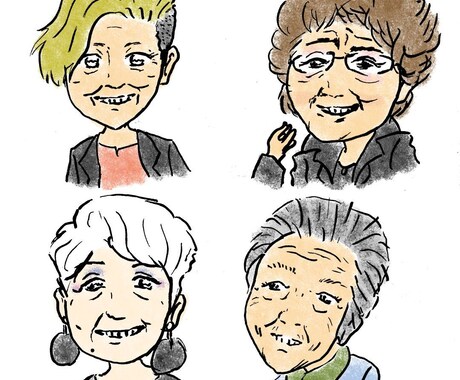 似顔絵描きます 写真を指定していただければ、このタッチで似顔絵描きます イメージ2