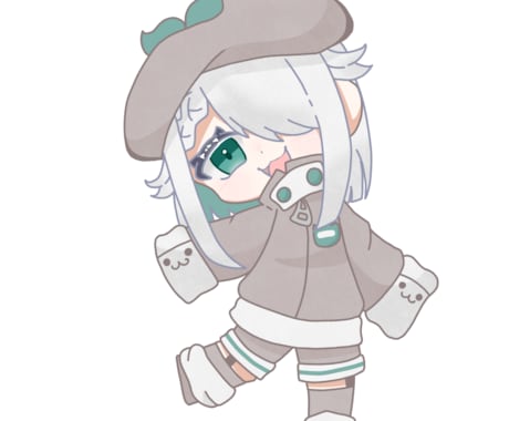 商用利用可能！デフォルメイラスト描きます 商用料金込み◎あなただけのかわいいSD立ち絵を描きます！ イメージ2