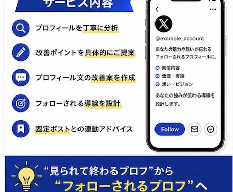 フォローされない原因、プロフで解決します フォローされない原因、プロフにあります イメージ2