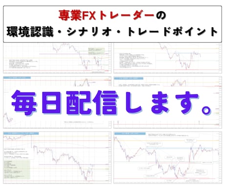 FX相場分析・トレードポイントを毎日配信します 環境認識、エントリー、決済　正しいトレード感覚を知って下さい イメージ1