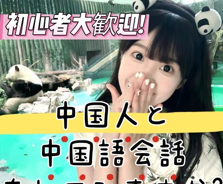 中国人の私が中国語会話レッスンをします 中国人と中国語話してみますか?初心者でも気軽に体験できます! イメージ1
