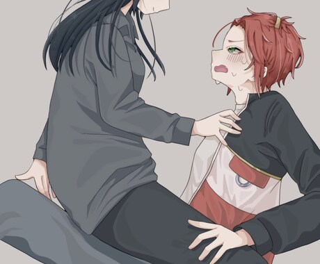カワイイ系からカッコイイ系まで手がけます 女性と男性の描き分けが得意です！ イメージ2