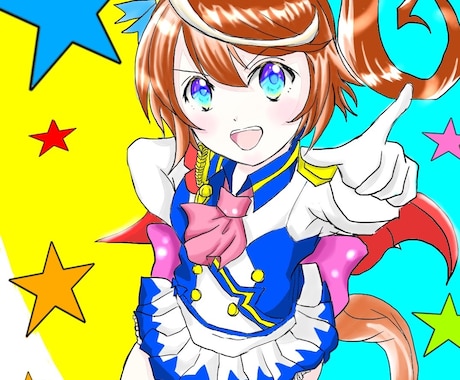 Twitter・LINE等のアイコン作成します あなたの好きな形をアイコンにします・可愛いキャラクターなど イメージ2