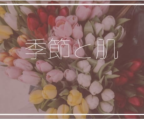 あなたのお肌の仕組みや必要なケア教えます イメージ1