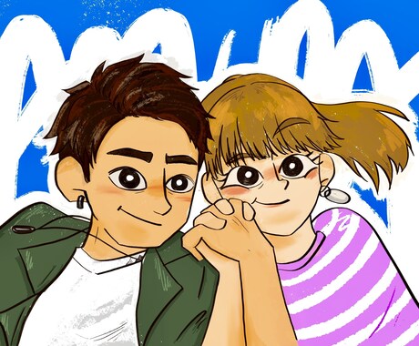 個人、商用可！可愛い似顔絵アイコンかきます あなたそっくり可愛いのミニキャラクター！ イメージ2