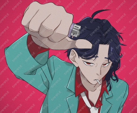 商用可◎あなたの創作キャラをイラストにします オリジナル小説、ブログ、立絵、IRIAM、アイコン、サムネ イメージ2