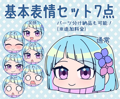 配信・動画にもグッズにも♪ゆっくり立ち絵描きます 組み合わせ300通り！豊富な表情パーツでどんなシーンにも◎ イメージ2