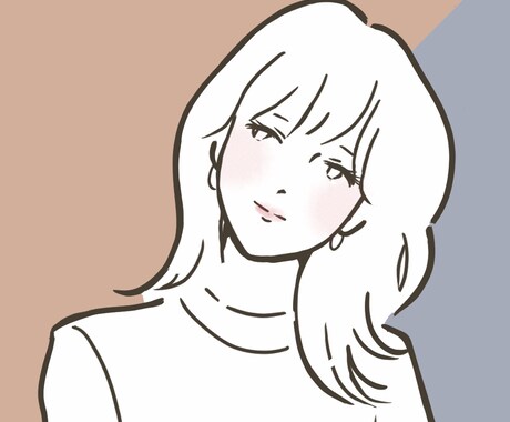 シンプルテイストなイラスト描きます SNSアイコンなどいろいろな用途で使用できるイラストです！ イメージ2
