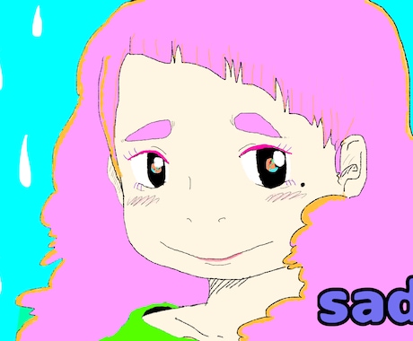 奇抜なイラスト描きます イメージ1