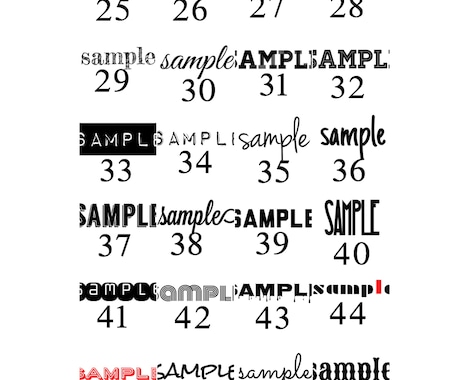 文字フォントデザインします どなたでも購入可能です(^^) イメージ2