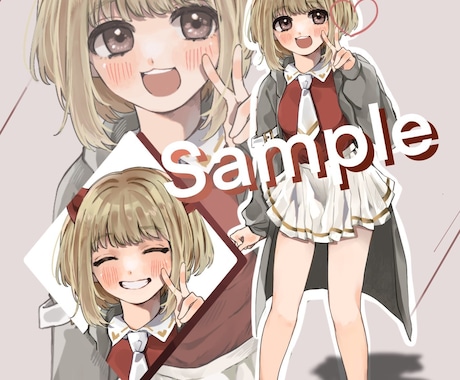 キャラクターイラストお譲りします こちらのオリジナルキャラクターの立ち絵お譲り致します イメージ1