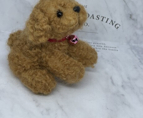 ワンチャン大好きな方向け制作します 可愛いワンチャンの置物いかがでしょうか羊毛フェルトです イメージ2