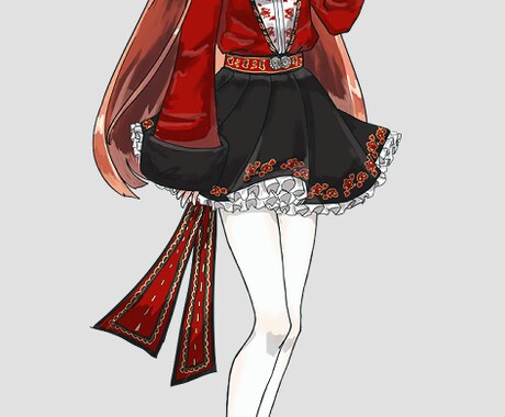 キャラクターの立ち絵イラスト描きます 立ち絵や胸上イラストなどを制作します！ イメージ2