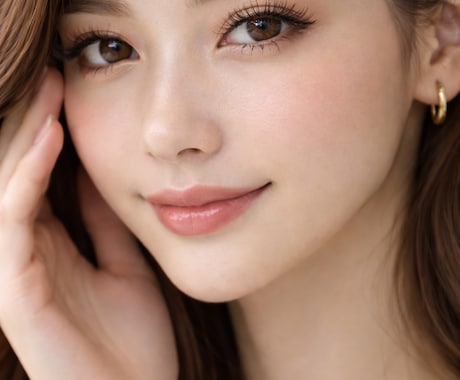 美容系や企業広告で使える女性画像を作ります SNSで反応が変わる高品質ビジュアル イメージ1