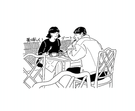 思い出の瞬間をイラストします 世界に一つだけ。イラストに落とし込む思い出の一枚。 イメージ2