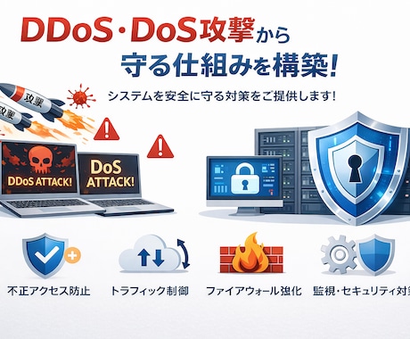 DoS･DDoS保護の仕組みを構築します イメージ1