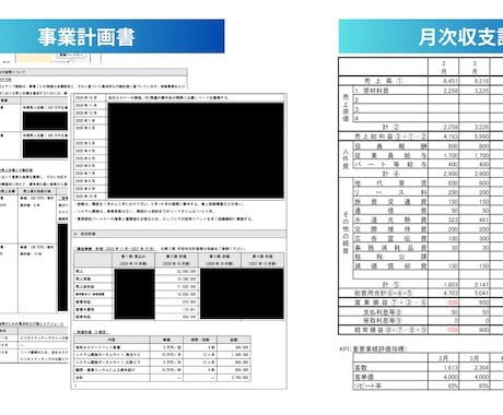 資金調達のプロが事業計画書と収支計画表を作成します 融資成功への最短ルート！プロが手掛ける計画書作成サービス イメージ2