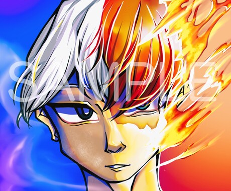 主線太めのかっこいいイラスト描きます 観賞用はもちろんアイコンや似顔絵も作成可能です！ イメージ2