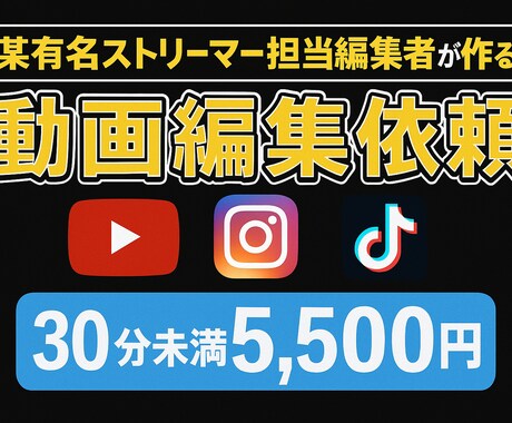 某配信者の編集担当者が作成します 編集丸投げでSNSへ動画投稿！女性目線で伝わる映像に！ イメージ1