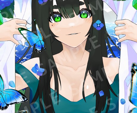 オリジナル1枚絵などのイラストを描きます 「かっこいい」から「かわいい」まで、なんでも描きます イメージ1