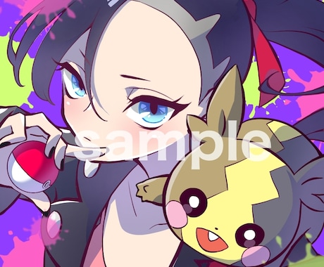 ポケモン風イラストなんでも描きます リーグカードやトレーナー風似顔絵、配信用や擬人化も！ イメージ1