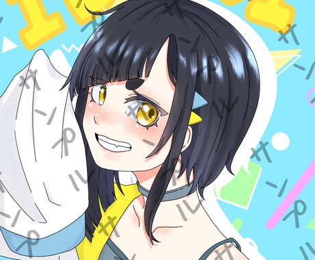 貴方だけのキャラを描きます お客様が考えたオリジナルキャラクターのイラスト作成を行います イメージ2