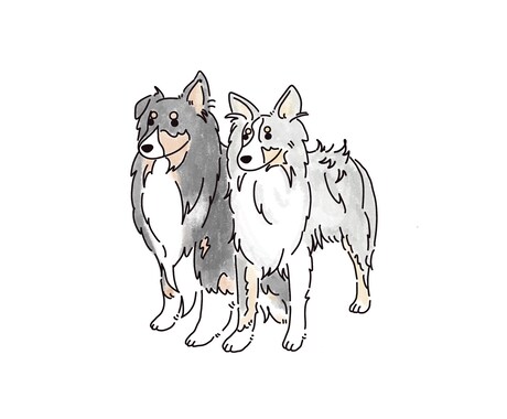 あなたのペットをシンプルイラストにします シンプルでアイコンにも使いやすいイラストをお届け！ イメージ2