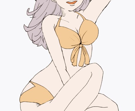 可愛くオシャレなイラスト描きます 水彩、アニメ塗りと選べます！ご希望通りに。 イメージ1