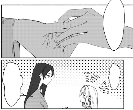 気持ちを漫画に込めて描きます 雰囲気重視・柔らかな作風で、キャラクターの魅力を表現します イメージ2