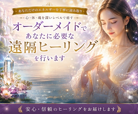 2日間、オーダーメイドで必要な癒しを送り届けます 心身のケアに特化したエネルギーを最高最善にあなたに送ります イメージ2
