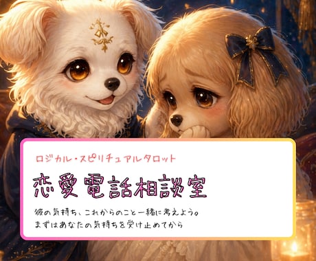 秘密の恋も苦しい胸の内も。想いを丸ごと受け止めます 複雑な恋も偏見なし。カードの絵柄から二人の現状を深掘り鑑定 イメージ1
