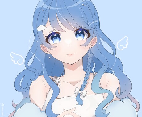 綺麗で可愛いSNS用アイコン作成します ポップで可愛いイラストを描きます！ イメージ2