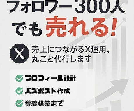 成果にこだわるX（Twitter）運用の代行します 濃いフォロワーを増やして売上につなげる”X運用をプロの力で！ イメージ1