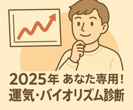 2025年の運気・個性・能力をお伝えします 四柱推命を基礎とした「個性心理学」を使って診断します イメージ1