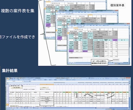 Excel表でどんな利用ができるかのご相談受けます カレンダーや単価表など複数表の組合せ計算、項目選択もガイド イメージ2