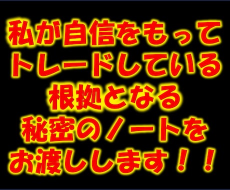 私が安心してエントリーできるノートをお渡しします 毎日のエントリーを記録するノートです。 イメージ1