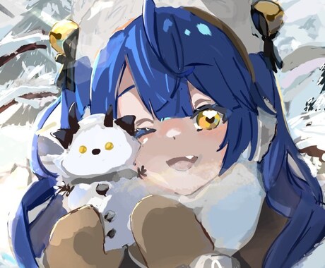 2/14まで特別価格でイラスト制作致します アイコン、サムネ用イラスト、などのイラスト描きます！ イメージ2