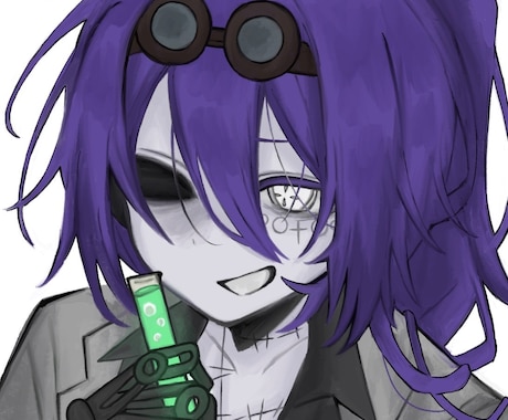 厚塗り風のキャラクターイラストを制作します イメージ1