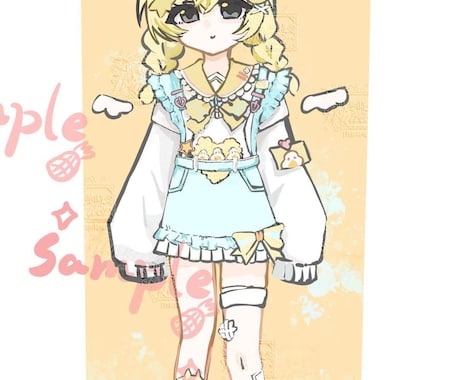 SNSアイコンや立ち絵、イラストを制作します ​丁寧なヒアリングで、魅力的なキャラクターを描き上げます イメージ1