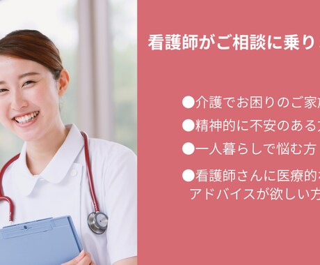感情や現実を整理するお手伝いをします 現役看護師がどんなことも寄り添いながら不安や悩みを整理します イメージ1