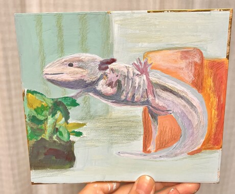 あなたの大切な家族を個性的に描きます 家に飾ったり、プレゼントとしていかがですか? イメージ2
