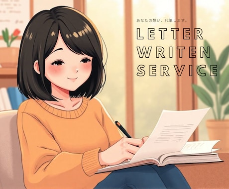 手書きで心を伝える。丁寧に代筆いたします 手書きの温もりで、心を伝える代筆 イメージ1