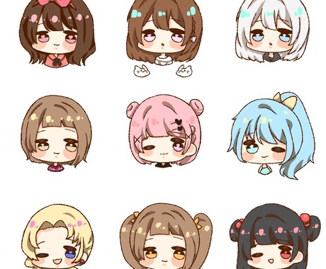 SNSのアイコンかきます 可愛いアイコンならまかせてください。 イメージ2